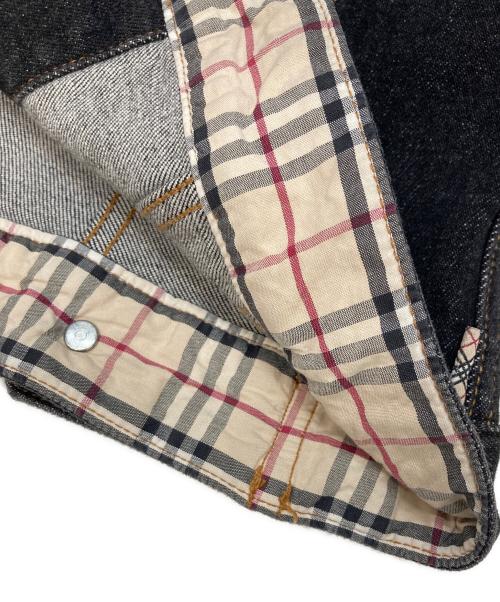 BURBERRY LONDON（バーバリーロンドン）BURBERRY LONDON (バーバリーロンドン) ブラックデニムジャケット ブラック サイズ:38の古着・服飾アイテム