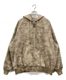 A BATHING APE×kidsuper（アベイシングエイプ×キッドスーパー）の古着「SOLID CAMO JACQUARD JACKET」｜ベージュ