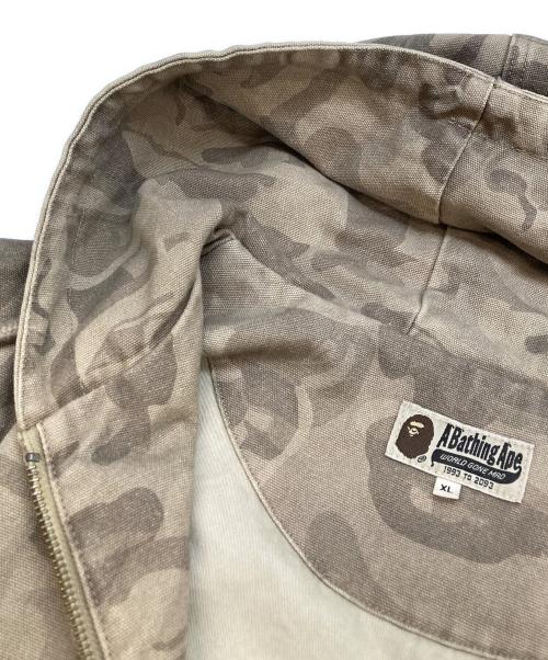 A BATHING APE（アベイシングエイプ）A BATHING APE (アベイシングエイプ) kidsuper (キッドスーパー) SOLID CAMO JACQUARD JACKET ベージュ サイズ:XLの古着・服飾アイテム
