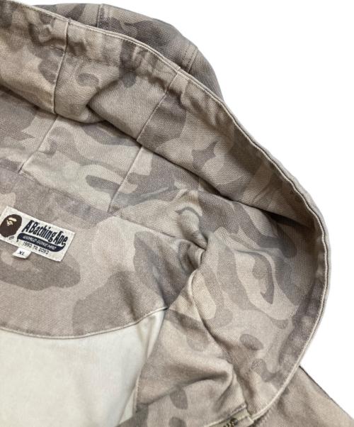 A BATHING APE（アベイシングエイプ）A BATHING APE (アベイシングエイプ) kidsuper (キッドスーパー) SOLID CAMO JACQUARD JACKET ベージュ サイズ:XLの古着・服飾アイテム