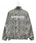 A BATHING APE (アベイシングエイプ) WILD LEOPARD PATTERN RELAXED FIT HALF ZIP SWEATSHIRT グレー サイズ:L：12000円