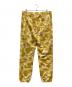 A BATHING APE (アベイシングエイプ) COLOR CAMO SHARK SWEAT PANTS イエロー サイズ:XL 未使用品：16000円