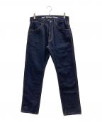 A BATHING APEアベイシングエイプ）の古着「1997 TYPE-01 CHAMPION DENIM PANTS」｜ネイビー