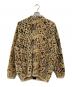 A BATHING APE (アベイシングエイプ) WILD LEOPARD PATTERN SHAGGY KNIT CARDIGAN ブラウン サイズ:M：20000円