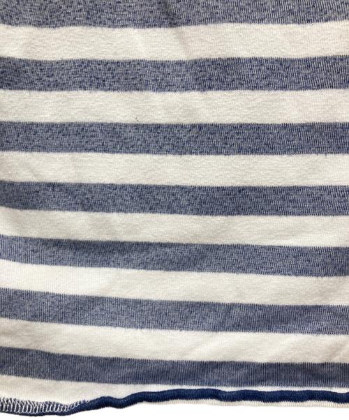 COMME des GARCONS HOMME PLUS（コムデギャルソンオムプリュス）COMME des GARCONS HOMME PLUS (コムデギャルソンオムプリュス) ボーダージップパーカー ネイビー×ホワイト サイズ:Mの古着・服飾アイテム