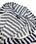中古・古着 COMME des GARCONS HOMME PLUS (コムデギャルソンオムプリュス) ボーダージップパーカー ネイビー×ホワイト サイズ:M：12000円