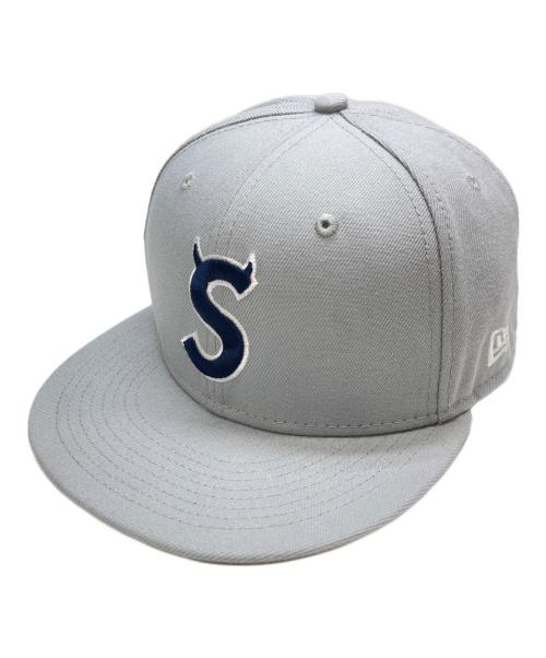SUPREME（シュプリーム）SUPREME (シュプリーム) New Era (ニューエラ) S LOGO CAP グレー サイズ:60.6cmの古着・服飾アイテム