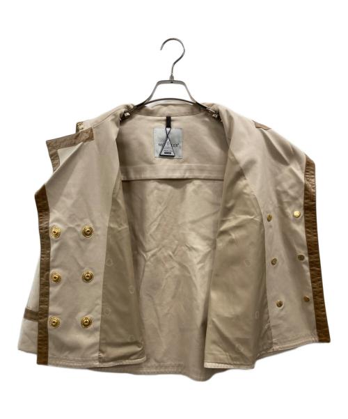MONCLER（モンクレール）MONCLER (モンクレール) ショートトレンチコート ベージュ サイズ:1の古着・服飾アイテム