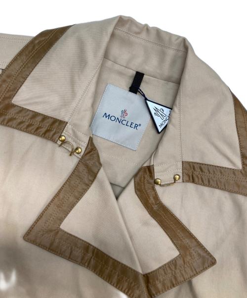 MONCLER（モンクレール）MONCLER (モンクレール) ショートトレンチコート ベージュ サイズ:1の古着・服飾アイテム