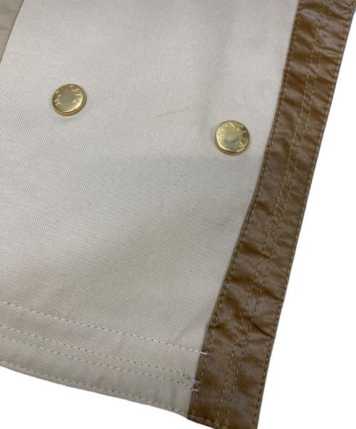 MONCLER（モンクレール）MONCLER (モンクレール) ショートトレンチコート ベージュ サイズ:1の古着・服飾アイテム