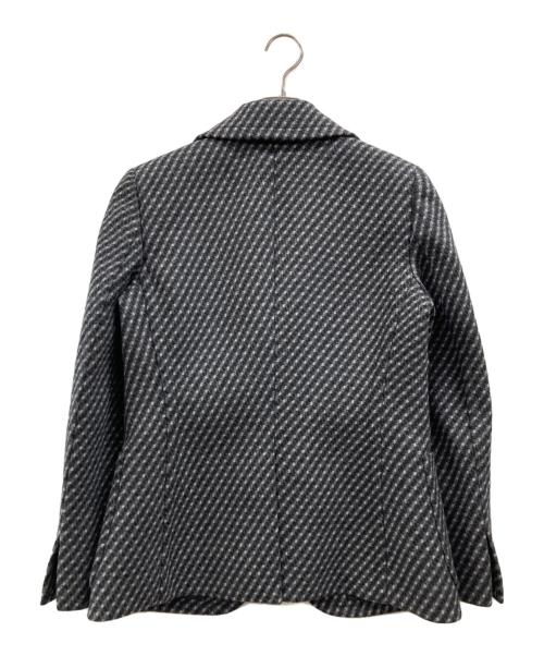 PRADA（プラダ）PRADA (プラダ) バージンウールアンゴラジャケット グレー サイズ:42Sの古着・服飾アイテム