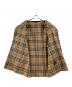Burberry's (バーバリーズ) 裏ノバチェックウールステンカラーコート ブラック サイズ:7AR：20000円