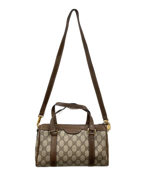 GUCCI（グッチ）GUCCI (グッチ) 2WAYバッグ ブラウンの古着・服飾アイテム