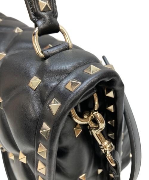 VALENTINO GARAVANI（ヴァレンティノ・ガラヴァーニ）VALENTINO GARAVANI (ヴァレンティノ・ガラヴァーニ) 2WAYバッグ ブラックの古着・服飾アイテム