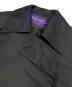中古・古着 RALPH LAUREN Purple Label (ラルフ ローレン パープル レーベル) ナイロンコート ブラック サイズ:7：8000円