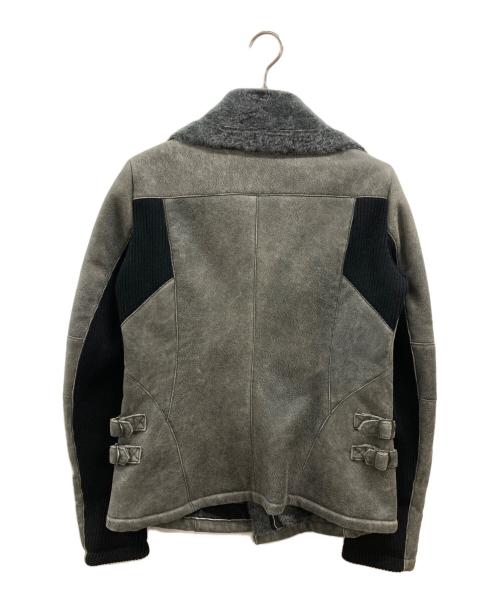 Bajra（バジュラ）Bajra (バジュラ) ムートンライダースジャケット グレー サイズ:2の古着・服飾アイテム