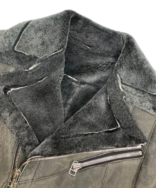 Bajra（バジュラ）Bajra (バジュラ) ムートンライダースジャケット グレー サイズ:2の古着・服飾アイテム