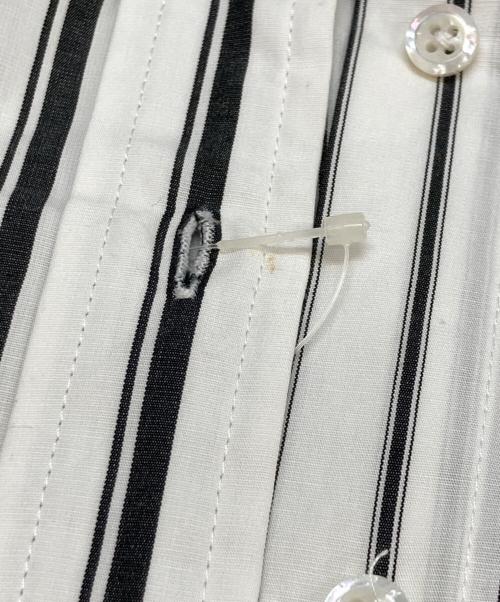 Thom Browne（トムブラウン）Thom Browne (トムブラウン) ストライプミニシャツドレス ホワイト サイズ:40の古着・服飾アイテム
