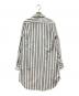 Thom Browne (トムブラウン) ストライプミニシャツドレス ホワイト サイズ:40：12000円