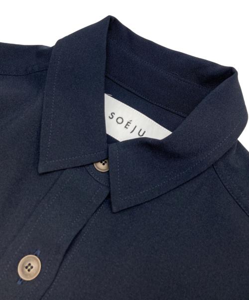 SOEJU（ソージュ）SOEJU (ソージュ) シャツワンピース ネイビー サイズ:Mの古着・服飾アイテム