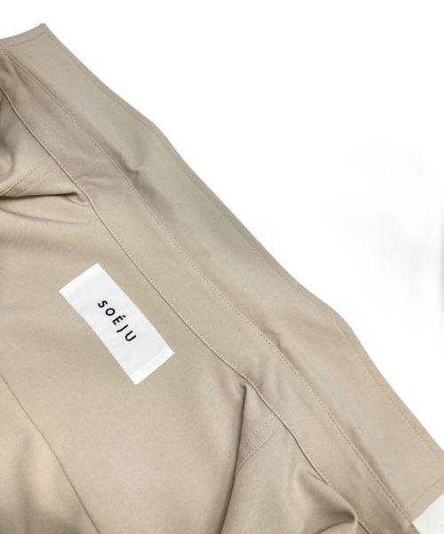 SOEJU（ソージュ）SOEJU (ソージュ) ソフトオックスシャツワンピース ベージュ サイズ:Mの古着・服飾アイテム