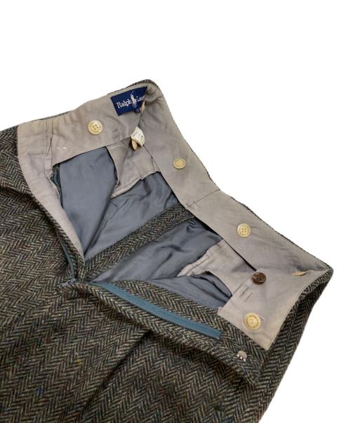 POLO RALPH LAUREN（ポロ・ラルフローレン）POLO RALPH LAUREN (ポロ・ラルフローレン) タックウールパンツ マルチカラー サイズ:11の古着・服飾アイテム