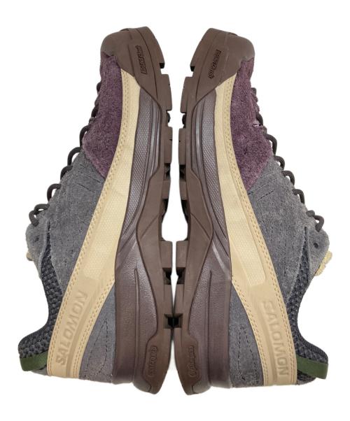 SALOMON（サロモン）SALOMON (サロモン) X-ALP Suede 'Plum Perfect Nine Iron' グレー×パープル サイズ:26の古着・服飾アイテム