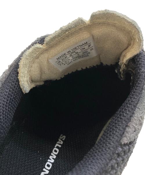 SALOMON（サロモン）SALOMON (サロモン) X-ALP Suede 'Plum Perfect Nine Iron' グレー×パープル サイズ:26の古着・服飾アイテム