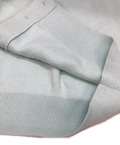CABAN（キャバン）CABAN (キャバン) コットンカシミヤ クルーネックカーディガン グリーン サイズ:XSの古着・服飾アイテム