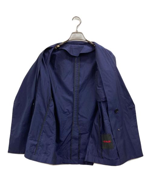 CABAN（キャバン）CABaN (キャバン) コットンシャンブレー ダブルブレストジャケット パープル サイズ:Sの古着・服飾アイテム