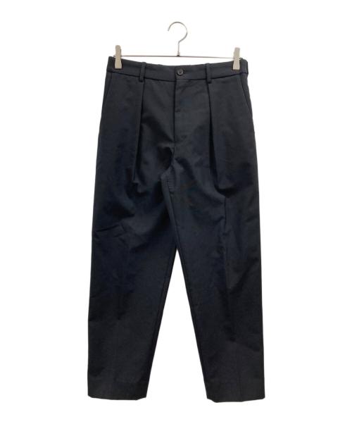 MARKAWARE（マーカウェア）MARKAWARE (マーカウェア) STUDIOUS別注 ペグトップトラウザ ブラック サイズ:不明(実寸参照)の古着・服飾アイテム