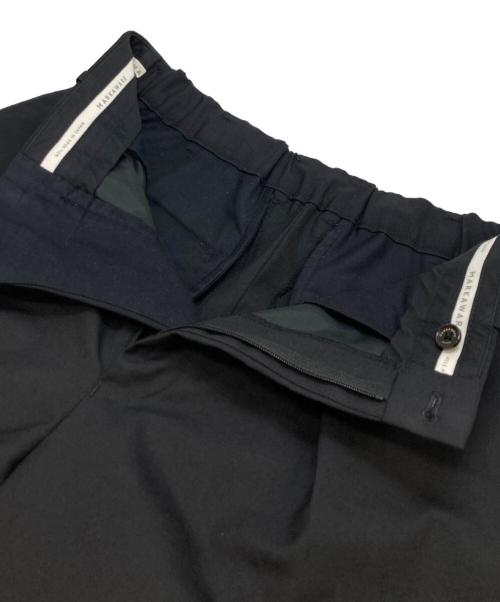 MARKAWARE（マーカウェア）MARKAWARE (マーカウェア) STUDIOUS別注 ペグトップトラウザ ブラック サイズ:不明(実寸参照)の古着・服飾アイテム