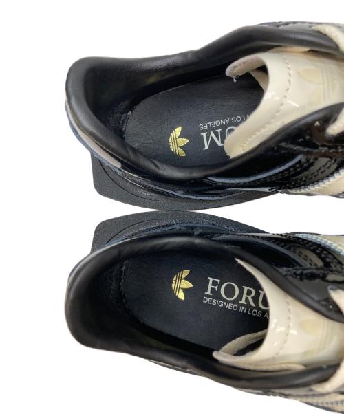 adidas（アディダス）adidas (アディダス) FORUM SQ W CBLACK/CREWHT/GOLDMT ブラック サイズ:23.5の古着・服飾アイテム