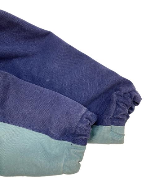 N.HOOLYWOOD（エヌ ハリウッド）N.HOOLYWOOD (エヌ ハリウッド) HOODED POLYFILLED BLOUSON ブルー×グリーン サイズ:38の古着・服飾アイテム