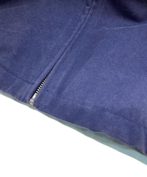 N.HOOLYWOOD（エヌ ハリウッド）N.HOOLYWOOD (エヌ ハリウッド) HOODED POLYFILLED BLOUSON ブルー×グリーン サイズ:38の古着・服飾アイテム