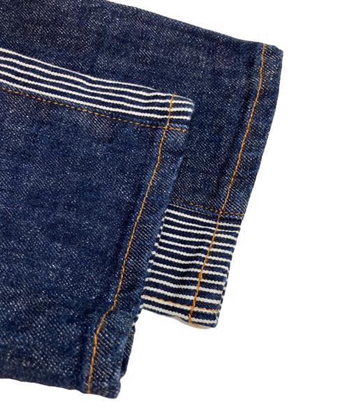 KOJIMA GENES（コジマジーンズ）KOJIMA GENES (コジマジーンズ) HONDA (ホンダ) ストライプ モンキーコンボパンツ インディゴ サイズ:25の古着・服飾アイテム