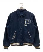 POLO RALPH LAURENポロ・ラルフローレン）の古着「コーデュロイレタージャケット」｜ネイビー