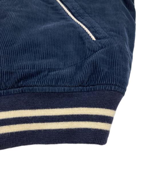 POLO RALPH LAUREN（ポロ・ラルフローレン）POLO RALPH LAUREN (ポロ・ラルフローレン) コーデュロイレタージャケット ネイビー サイズ:Lの古着・服飾アイテム