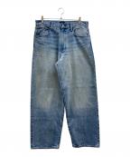 POLO RALPH LAURENポロ・ラルフローレン）の古着「RIVINGTON RELAXED JEANS」｜ブルー