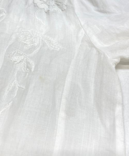 POLO RALPH LAUREN（ポロ・ラルフローレン）POLO RALPH LAUREN (ポロ・ラルフローレン) レースロングカーディガン ホワイト サイズ:XSの古着・服飾アイテム