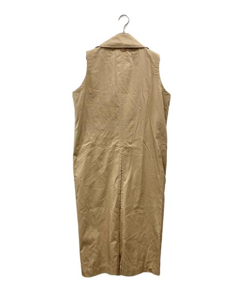 Y's（ワイズ）Y's (ワイズ) ノースリーブトレンチコート ベージュ サイズ:2 未使用品の古着・服飾アイテム