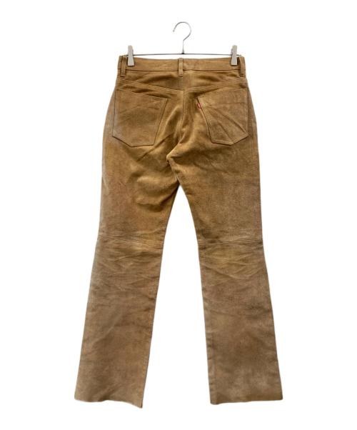 LEVI'S（リーバイス）LEVI'S (リーバイス) 517 ブーツカットレザーパンツ ベージュ サイズ:30の古着・服飾アイテム
