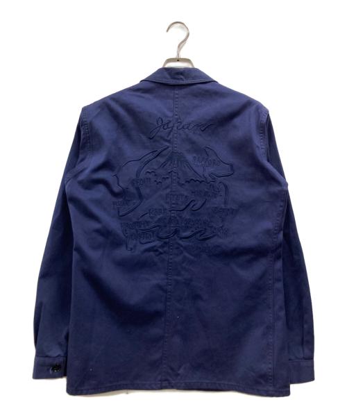 SONORCO（ソノルコ）sonorco (ソノルコ) フレンチカバーオール ネイビー サイズ:不明(実寸参照)の古着・服飾アイテム