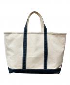 L.L.Beanエルエルビーン）の古着「BOAT AND TOTE トートバッグ」｜ベージュ×ブラック