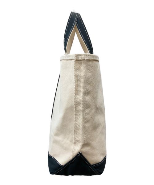 L.L.Bean（エルエルビーン）L.L.Bean (エルエルビーン) BOAT AND TOTE トートバッグ ベージュ×ブラックの古着・服飾アイテム