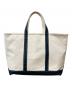 L.L.Bean（エルエルビーン）の古着「BOAT AND TOTE トートバッグ」｜ベージュ×ブラック