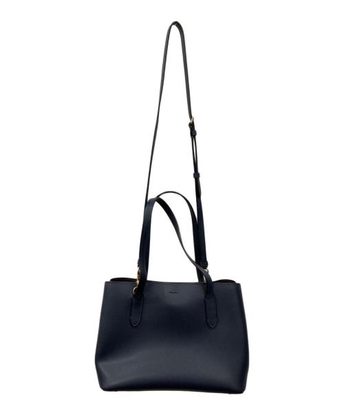 COACH（コーチ）COACH (コーチ) ミニアベニュー 2WAY トートバッグ ネイビーの古着・服飾アイテム