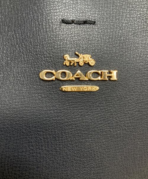 COACH（コーチ）COACH (コーチ) ミニアベニュー 2WAY トートバッグ ネイビーの古着・服飾アイテム