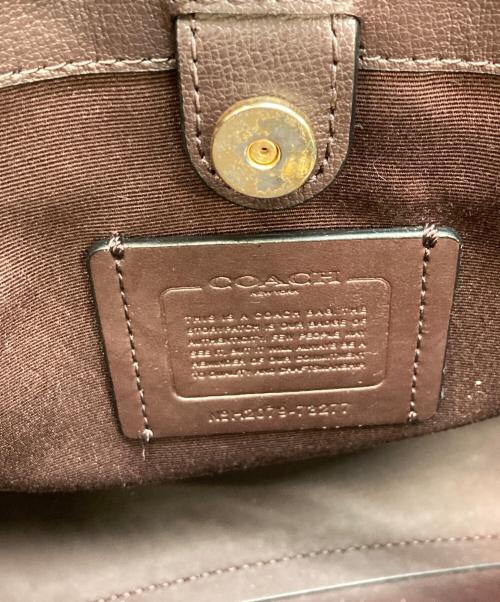 COACH（コーチ）COACH (コーチ) ミニアベニュー 2WAY トートバッグ ネイビーの古着・服飾アイテム