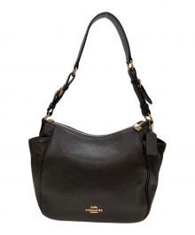 COACH（コーチ）の古着「レザー ローリー ショルダーバッグ」｜ブラック